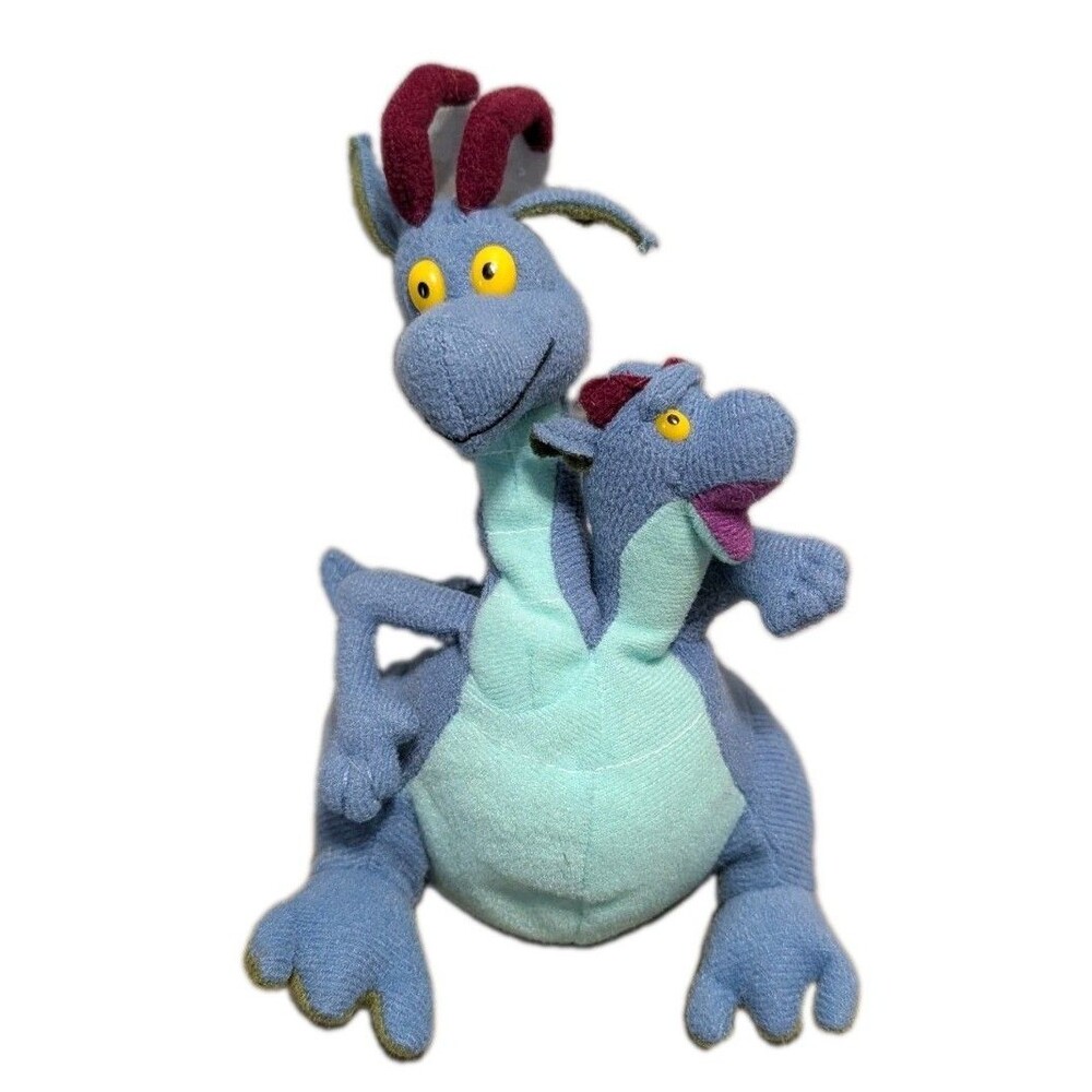 Quest For Camelot Devon Cornwall Plush Dragon Stuffed 1998 Warner Bros Store EUC